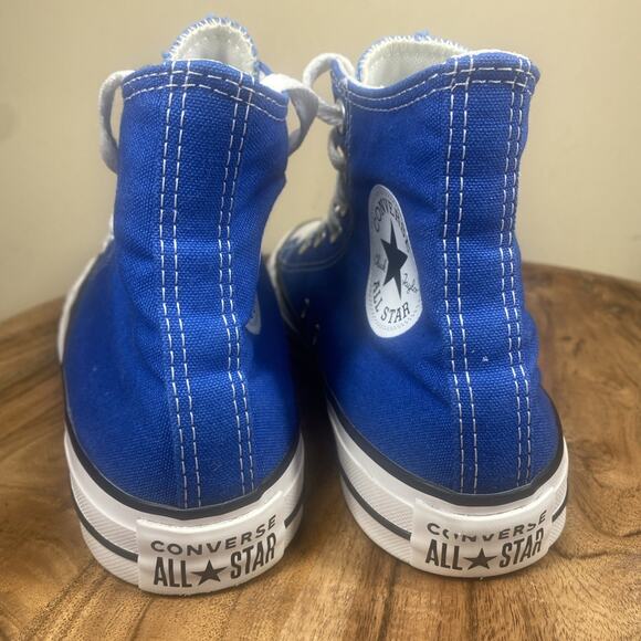 Converse Chuck Taylor All Star Womens Blue And White Size 7.5 High Top Shoes - Picture 5 of 12